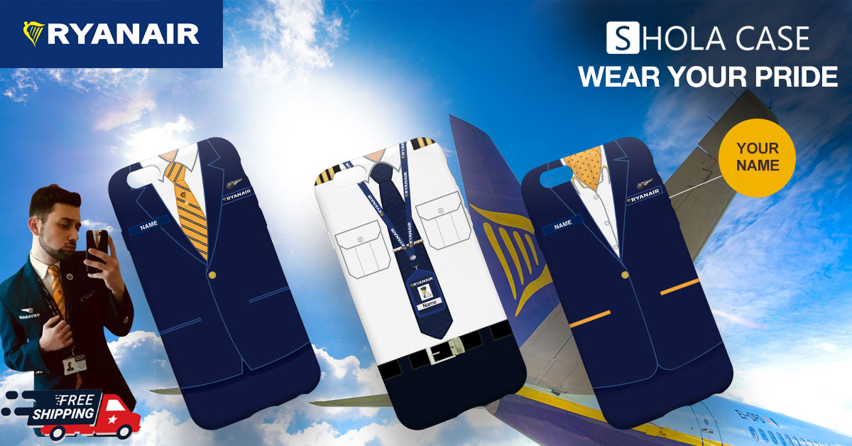 Ryanair Air Cabin Crew Uniform Personalized Phone Case