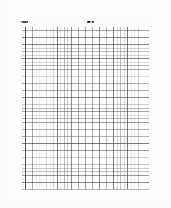 Graph Paper Template Excel