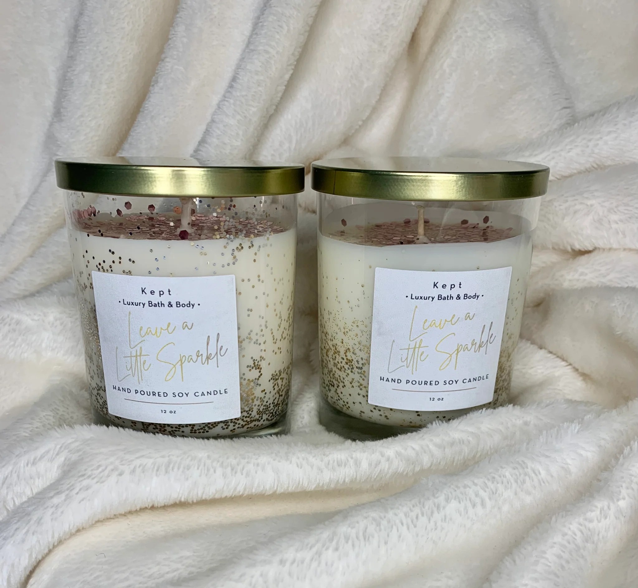 Leave a Little Sparkle Soy Candle Kept Luxury Bath and Body