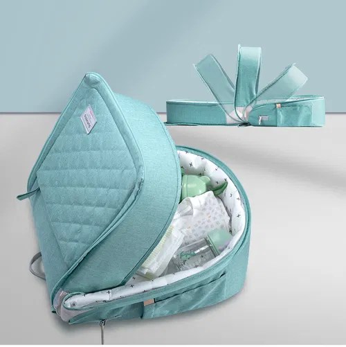 Portable Baby Travel Bag for Parents Apogee indigo