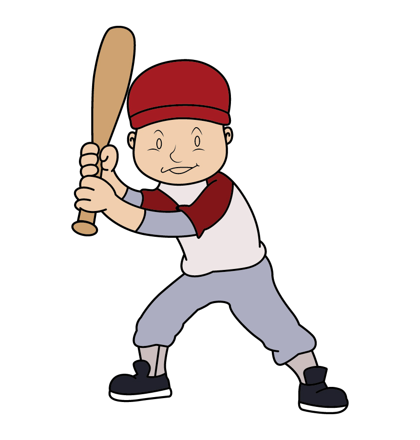 Baseball Player Vector Design Shop by AquaDigitizing