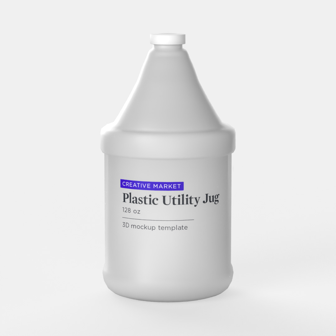 Gallon Plastic Utility Jug (128 oz) - Creative Design Market