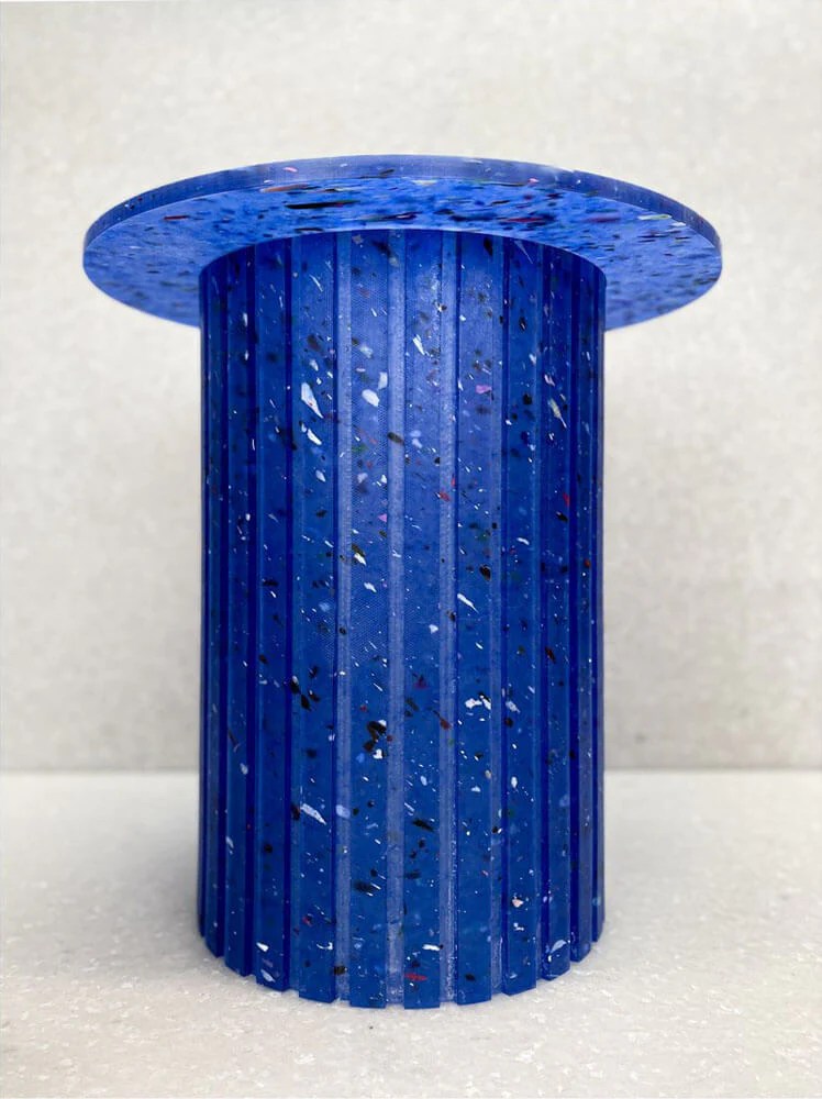 'Kerf' Recycled Plastic Side Table or Stool AUTHOR