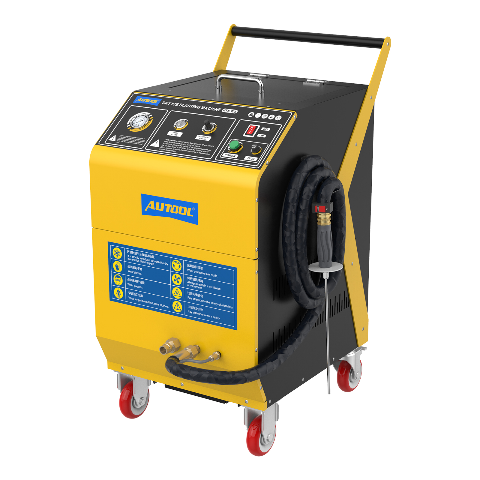 AUTOOL HTS708 Dry Ice Blasting Cleaning Machine AUTOOL