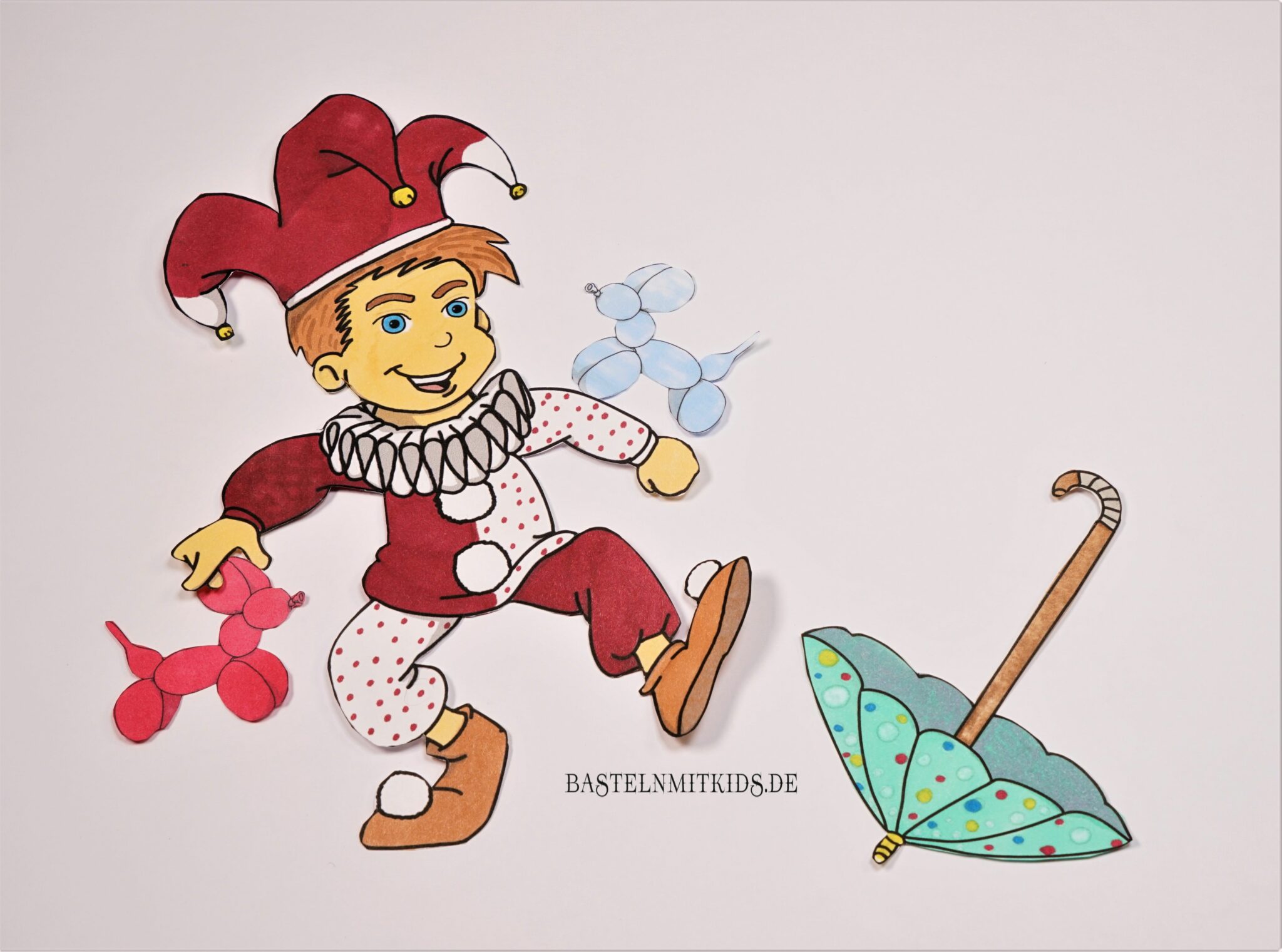Malvorlage Zirkus Mix Basteln mit Kids Shop