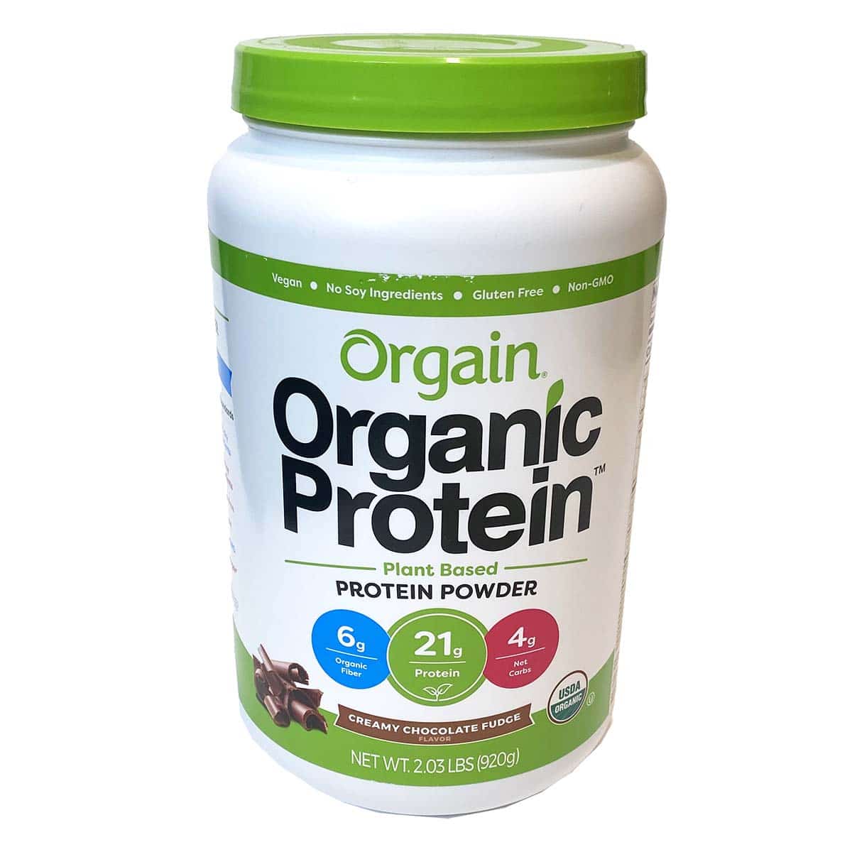 Orgain Creamy Chocolate Fudge plant based protein powder betterMD shop