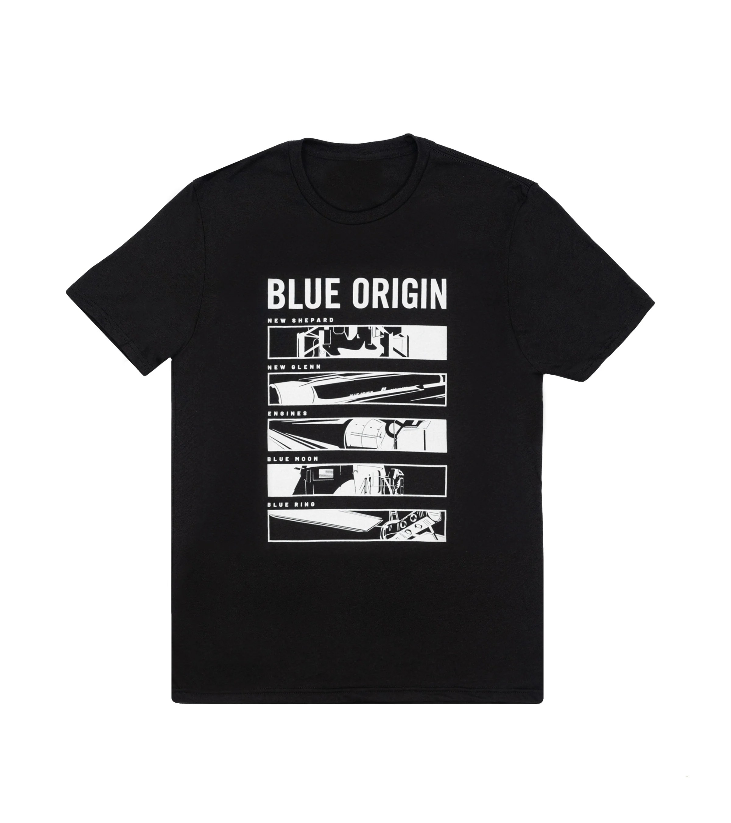 Blue Origin Vehicle Tee Blue Origin Shop