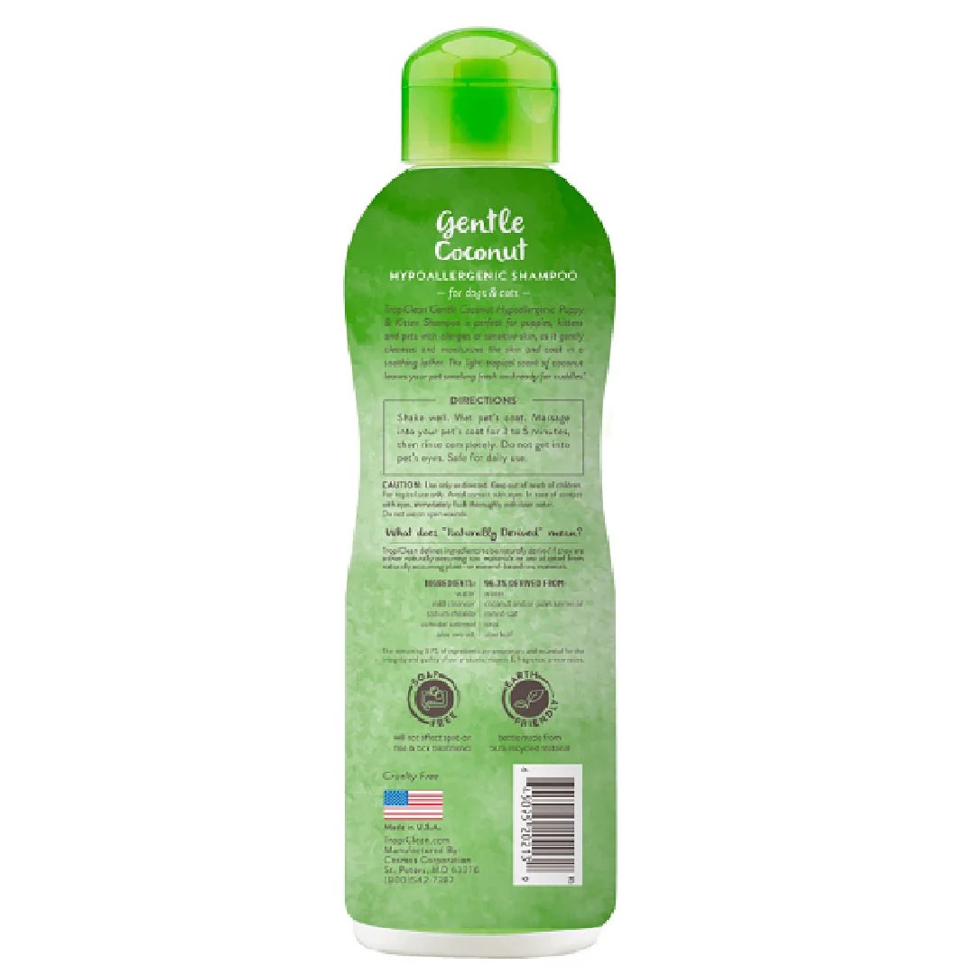 Tropiclean Hypoallergenic Puppy Shampoo 592ml Bow & Wow