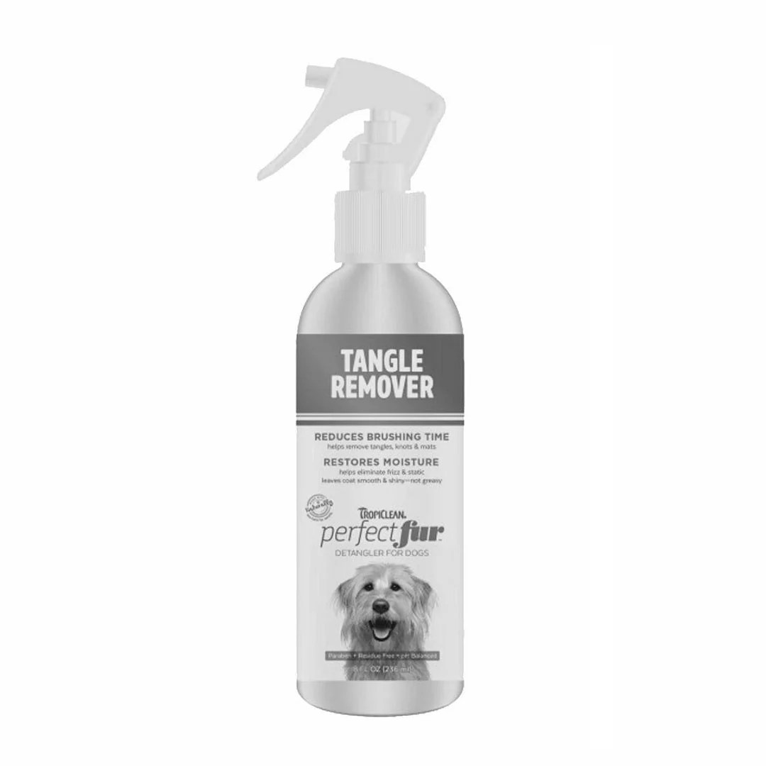 Tropiclean Perfect Fur Tangle Remover Spray for Dogs 236ml Bow & Wow