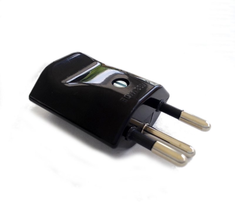 Stecker 230V (T12) - schwarz - Diverse Stecker - Boxtec Onlineshop