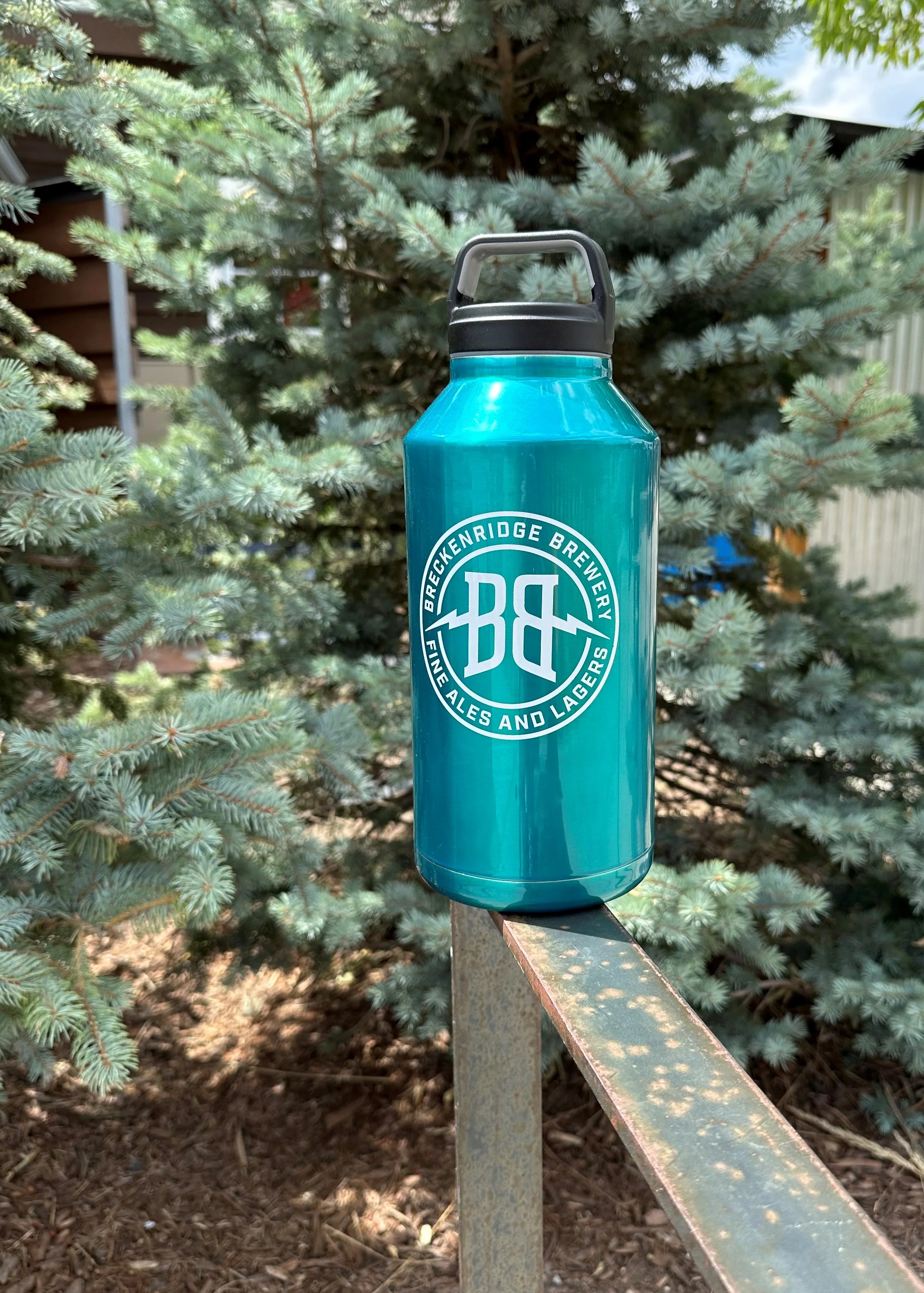 64oz Shine Growler Teal Breckenridge Brewery