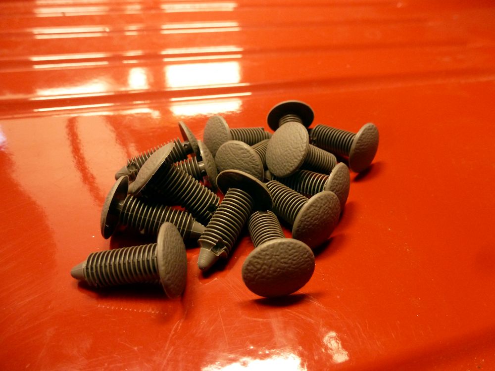 Interior Trim Clips (Light Grey) Set Of