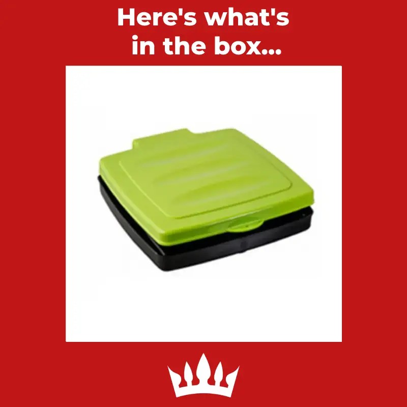 Brunner Bio Boy 50L Garbage Rack (Green) CamperKing Shop