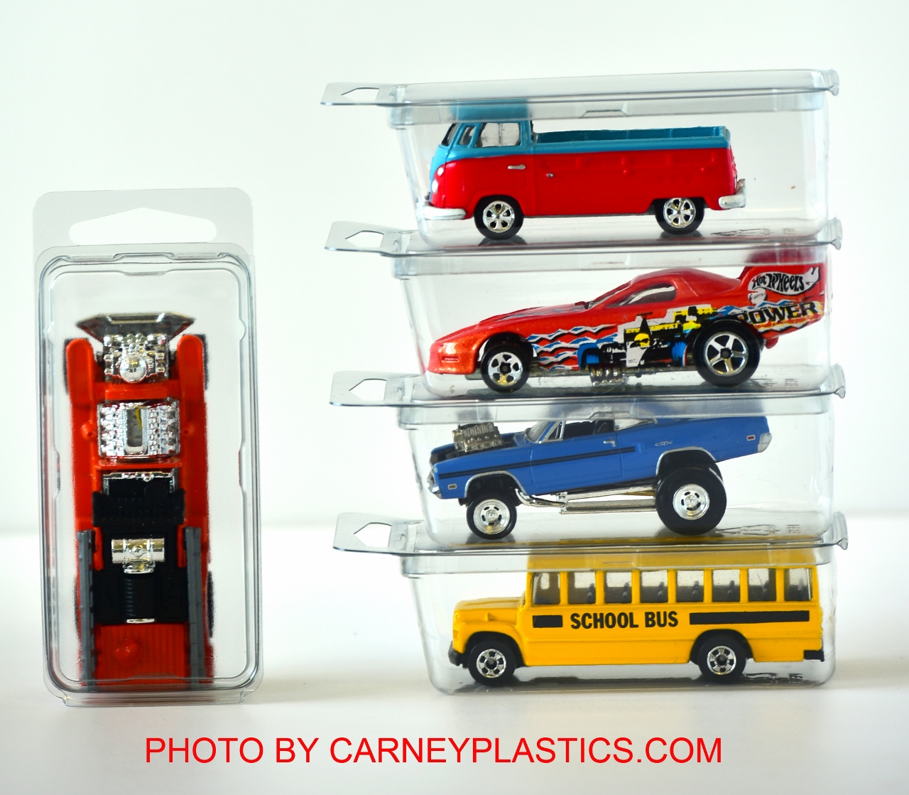 BB357 Loose Hot Wheels Protectors for larger 1/64