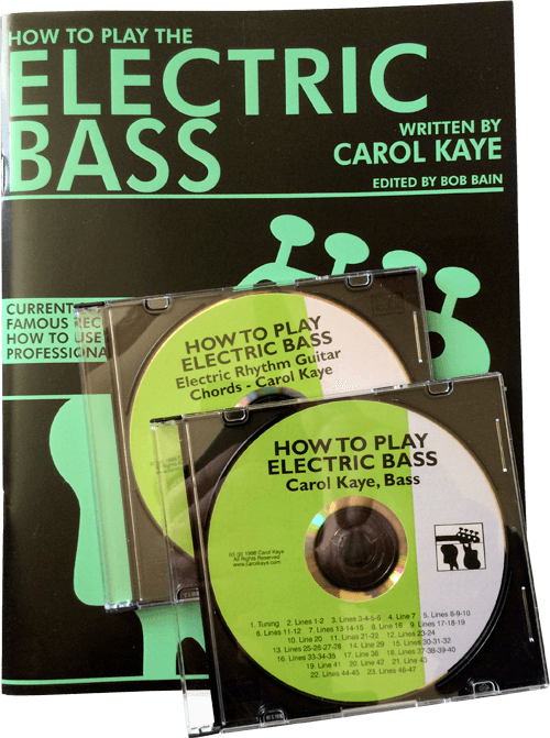 How to Play the Electric Bass Book Carol Kaye Store