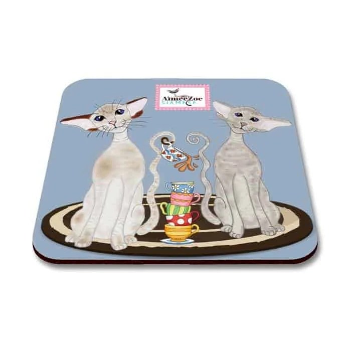 Custom Made Cat Coasters Cattylicious Gift Shop