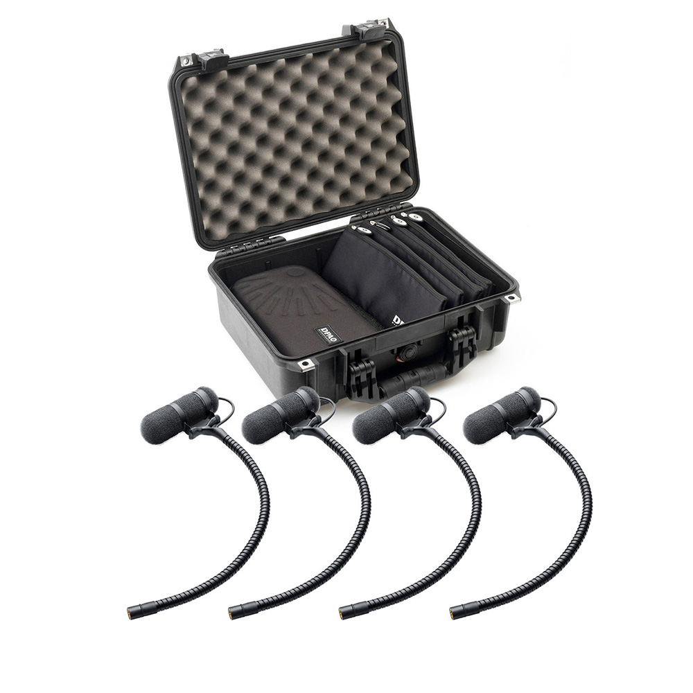 DPA Microphones VO4Classic Touring Kit with (4) dvote 4099 Supercardioid Condenser Instrument