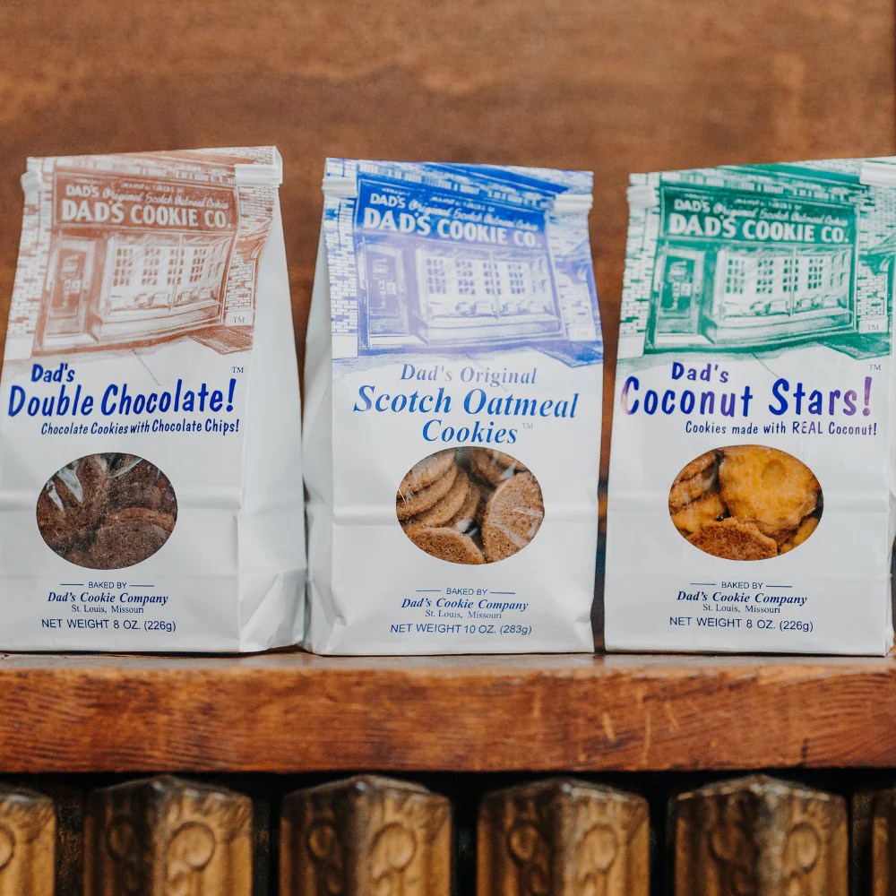 Bag Packs Dad's Cookie Company