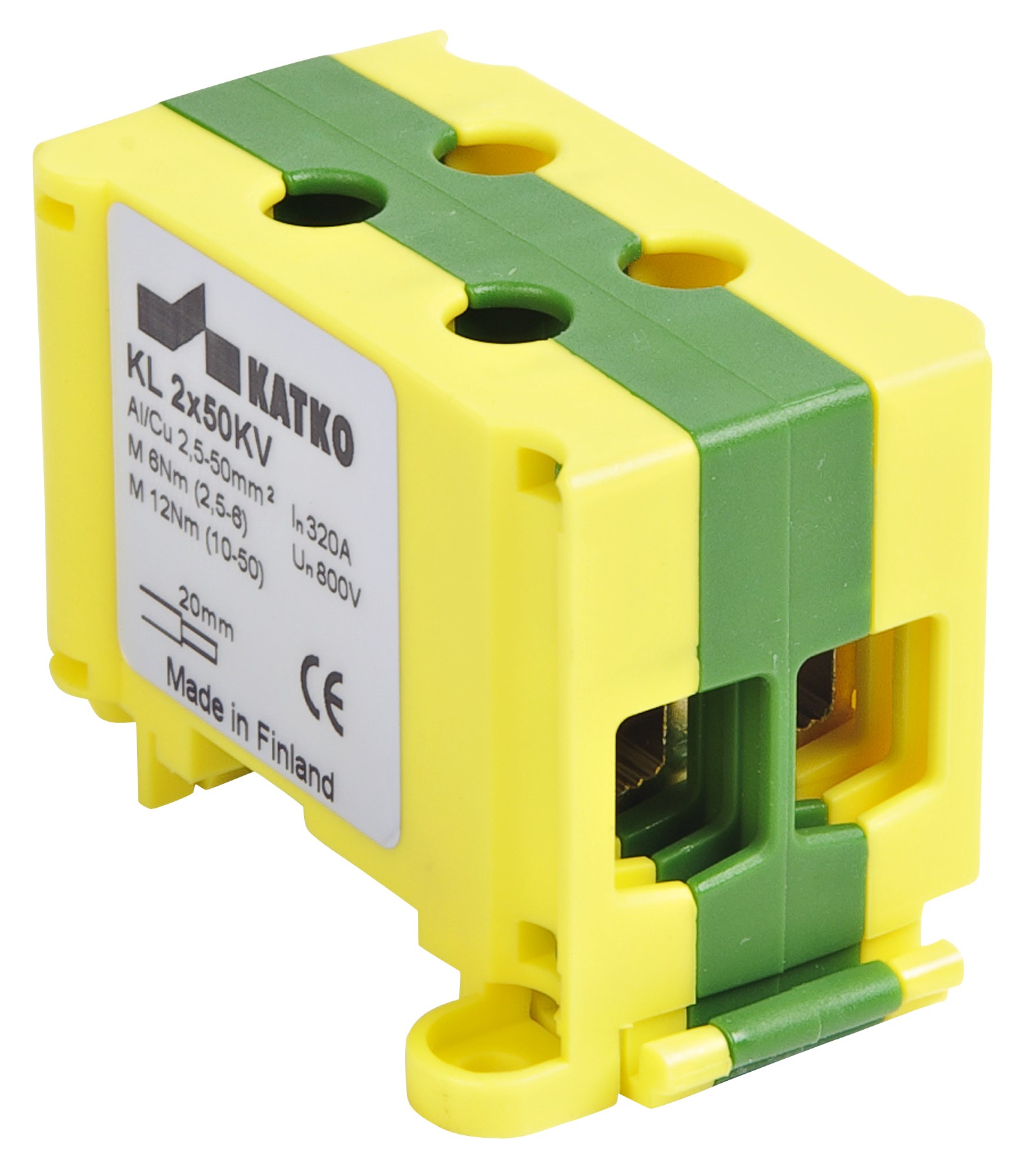 KATKO KL2X50 1000 Volt 300 Amp Grey Terminal Block