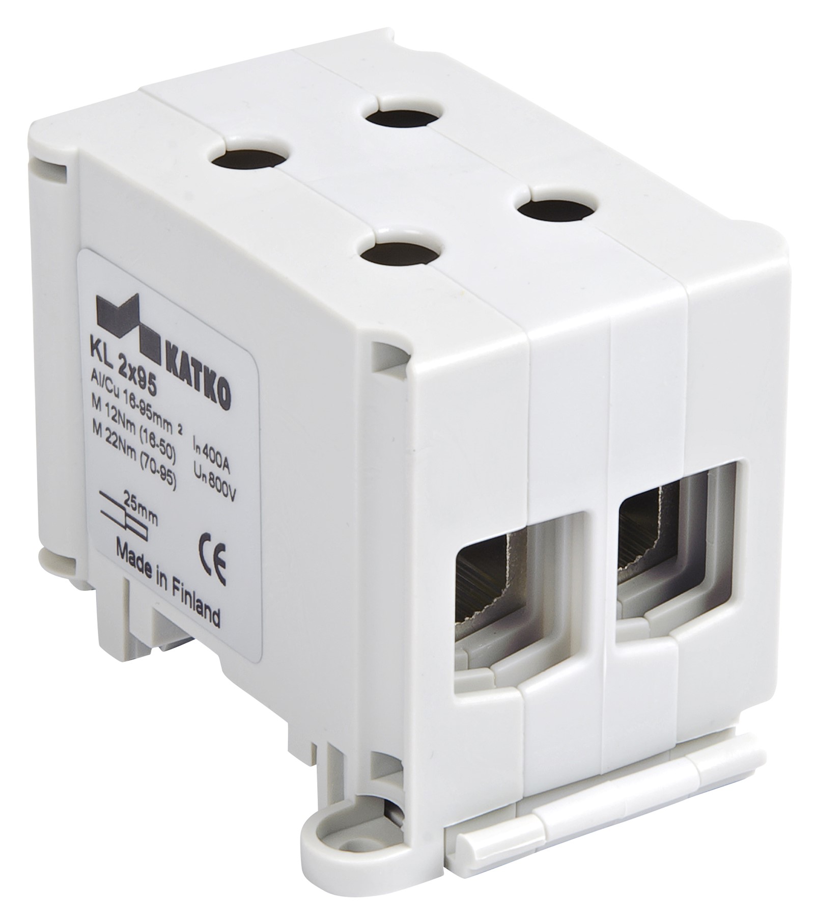 KATKO KL2X95 1000 Volt 460 Amp Grey Terminal Block
