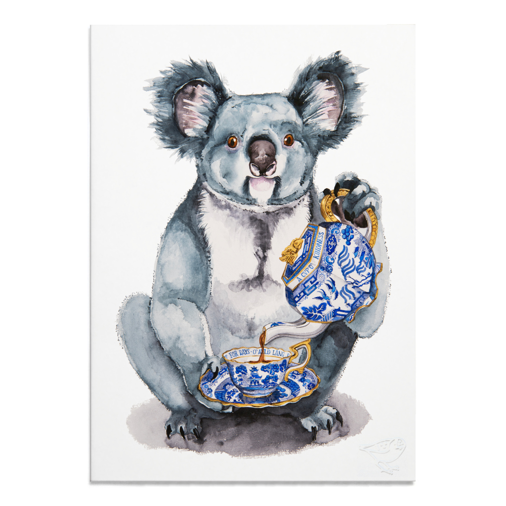 Koala Tea Denise Faulkner Art Shop