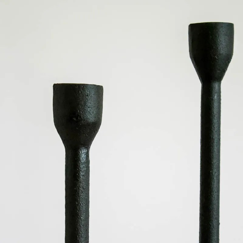 Cast Iron Candlesticks