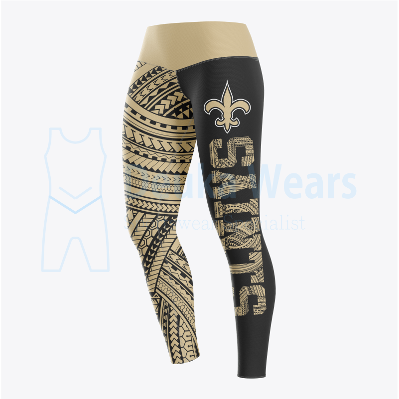 New Orleans Saints Women Leggings Customized Deuka Shop