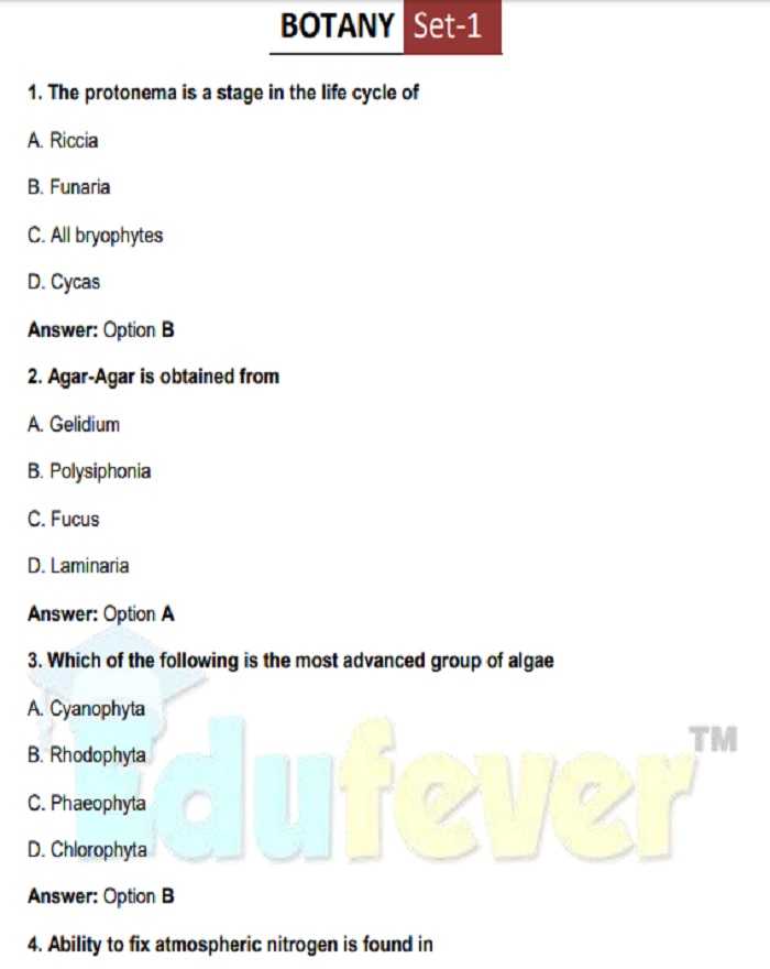 Botany Question Bank for 12th and Medical Entrance eBook
