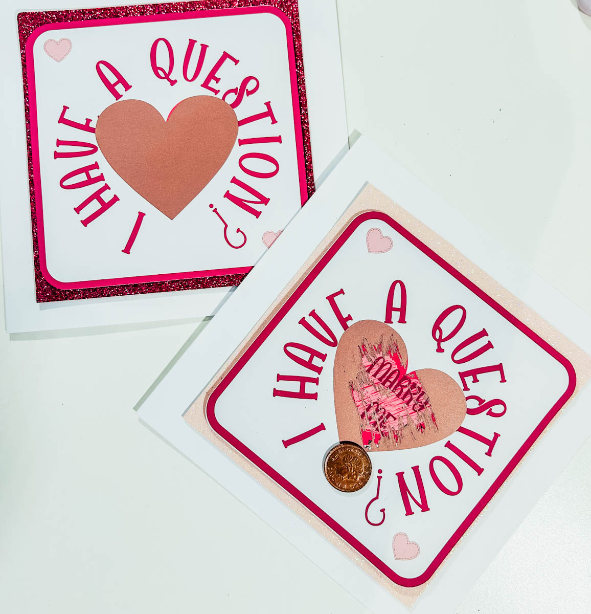 Valentines Scratch Off Card Template Extraordinary Chaos Shop