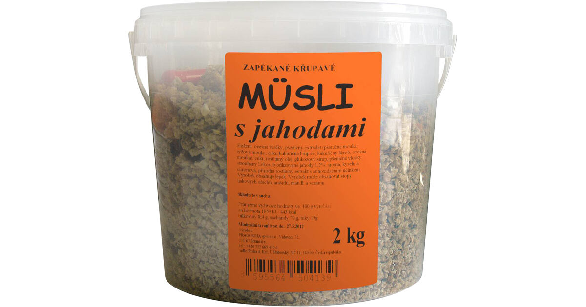 MUSLI JAHODA 2kg ZAPÉKANÉ BONAVITA FANY Gastroservis vše pro