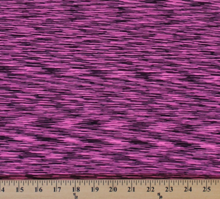4Way Stretch Strata Performance Pink Space Dye Knit Stretch Fabric By