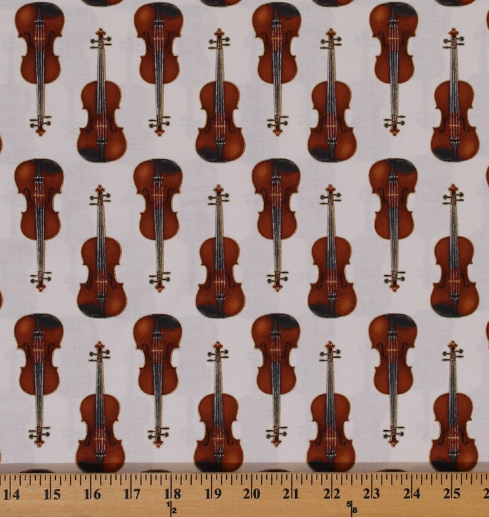 Cotton Violins Musical Instruments Orchestra In Tune Metallic Kaufman