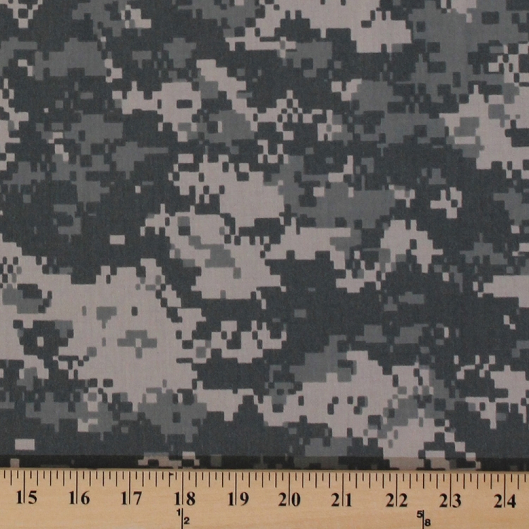 Digital Camo Camouflage Army Desert Twill Cotton Blend Fabric By the