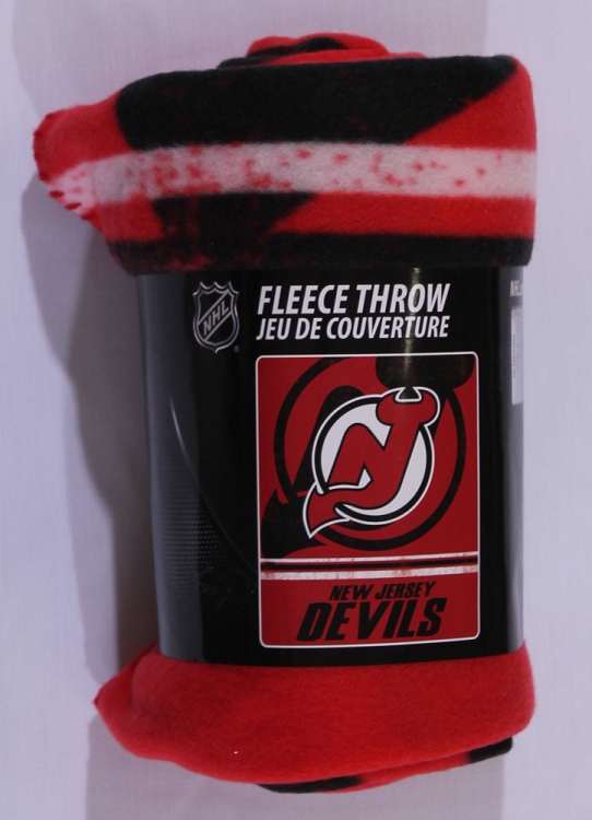 New Jersey Devils NHL Professional Hockey Sports Team 50x60 Fleece Fabric Throw