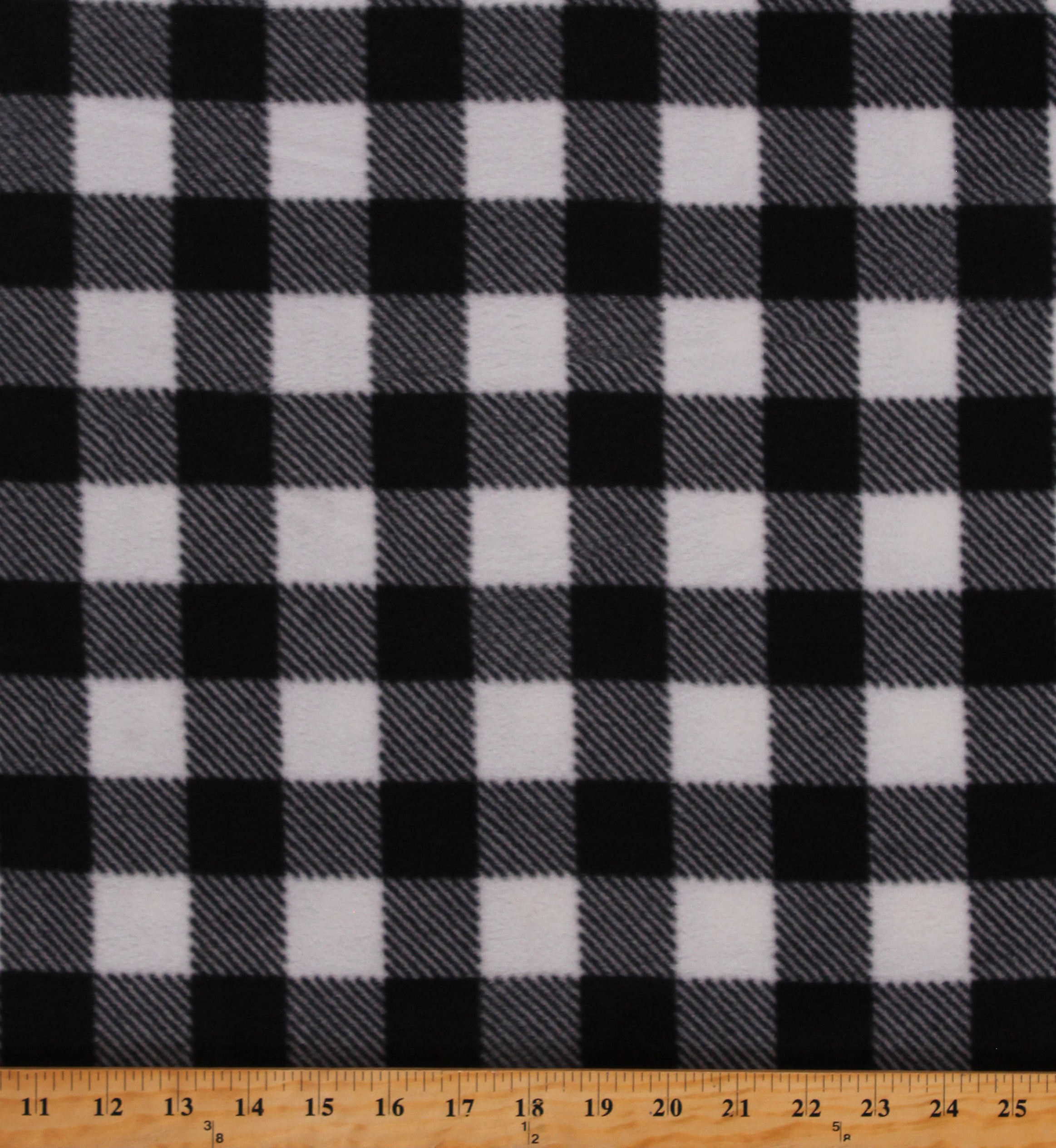 Plaid Fleece By The Yard