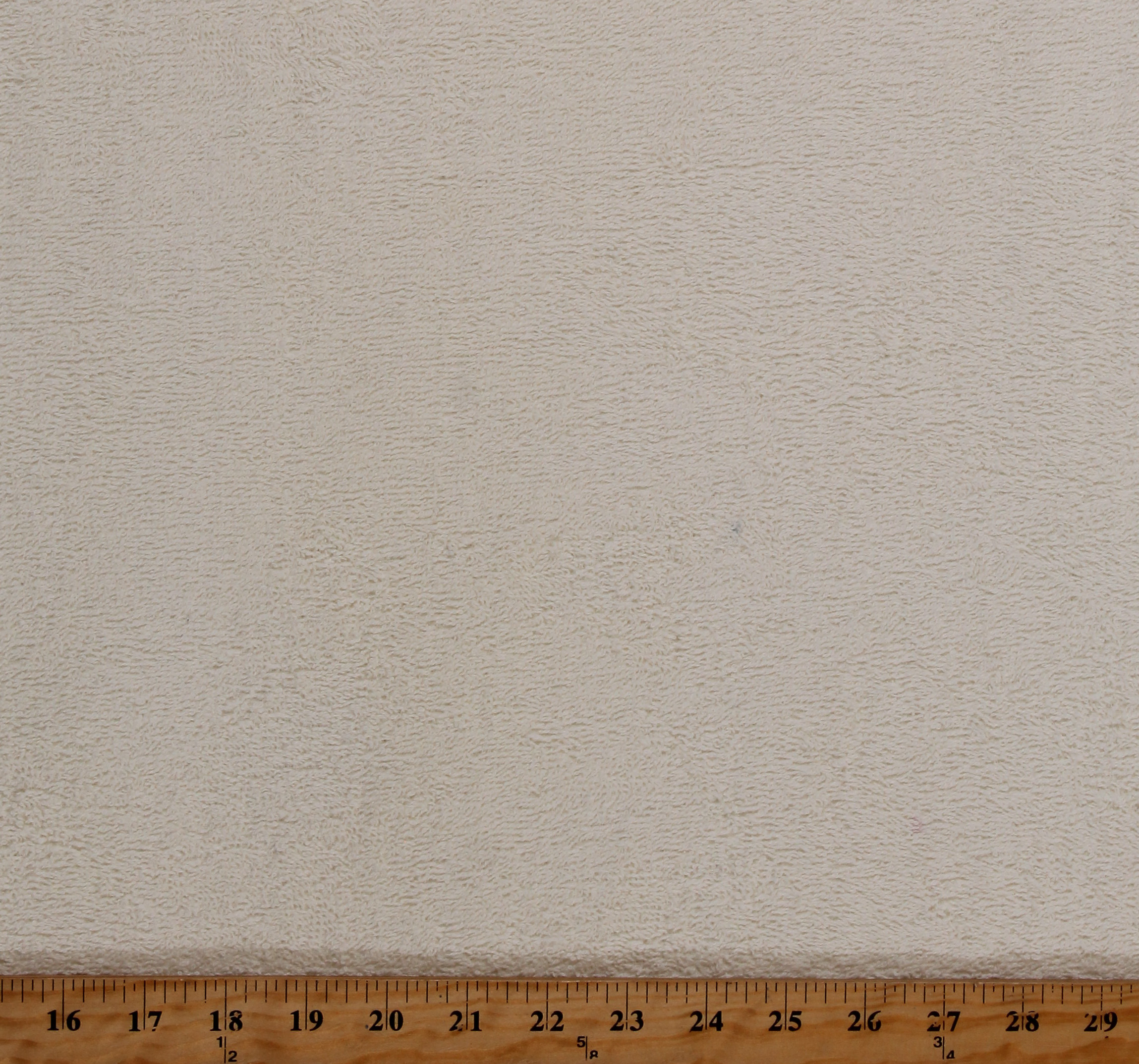 Terry Cloth Ivory 45" Wide Absorbent Cotton Fabric by the Yard (2391R
