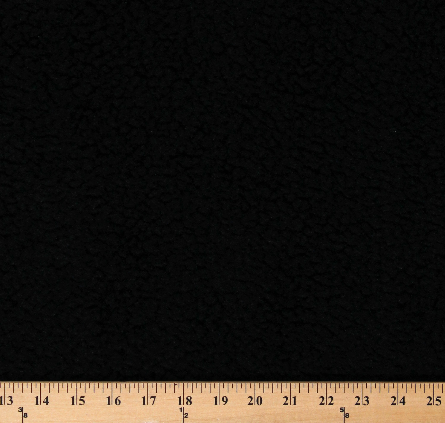 Black Premium Sherpa Fur 58" Wide Polyester Fabric by the Yard (4502P9A)