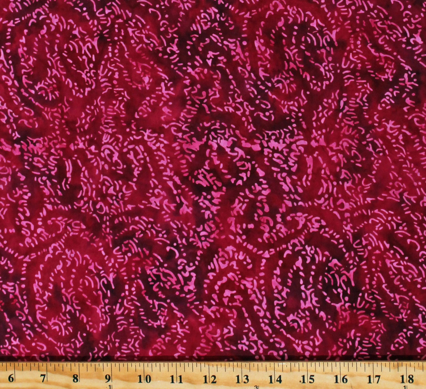 Cotton Batik Bouncing Balls Background Swirl Pink Punch Banyan Batiks