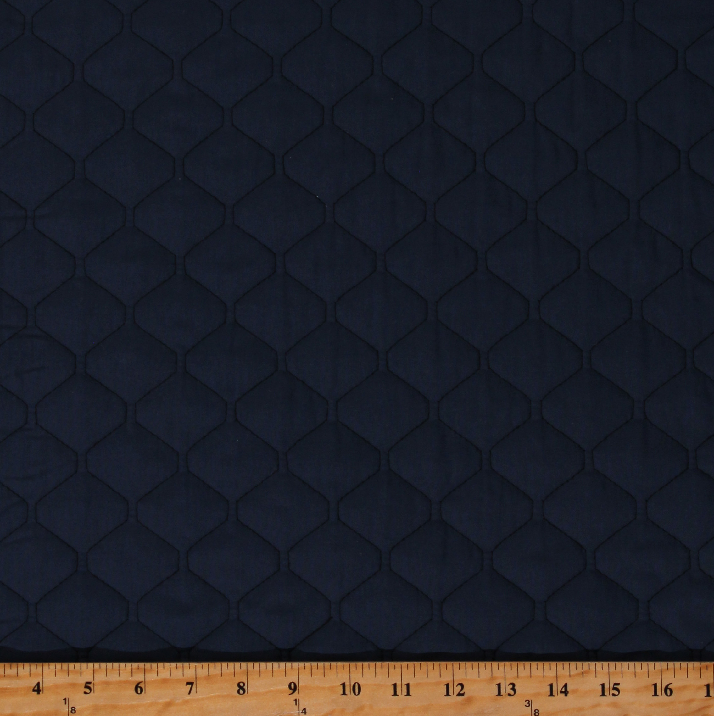 42" Single Face Navy Quilted Fabric by the Yard (262001)