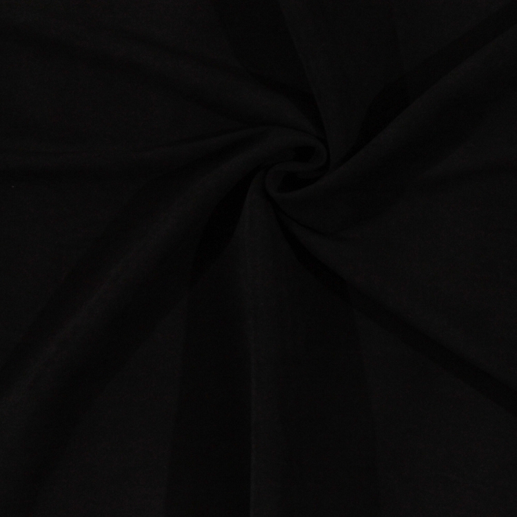 Wovenstretch Suede Satin Backed Moleskin Suede Black 45" Wide Fabric by