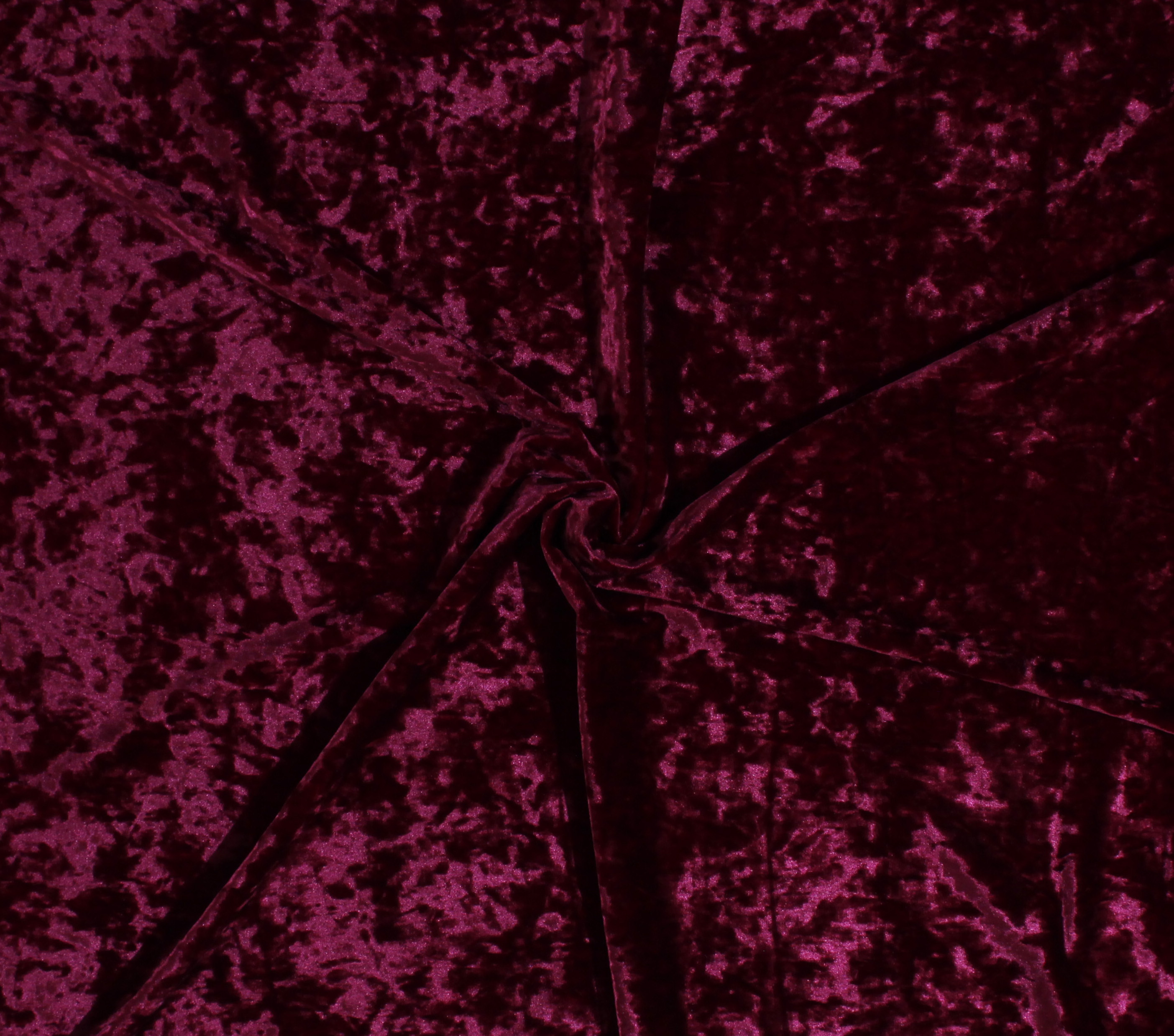 Premium Crushed Panne' Stretch Velvet Red 58" Wide Polyester/Lycra