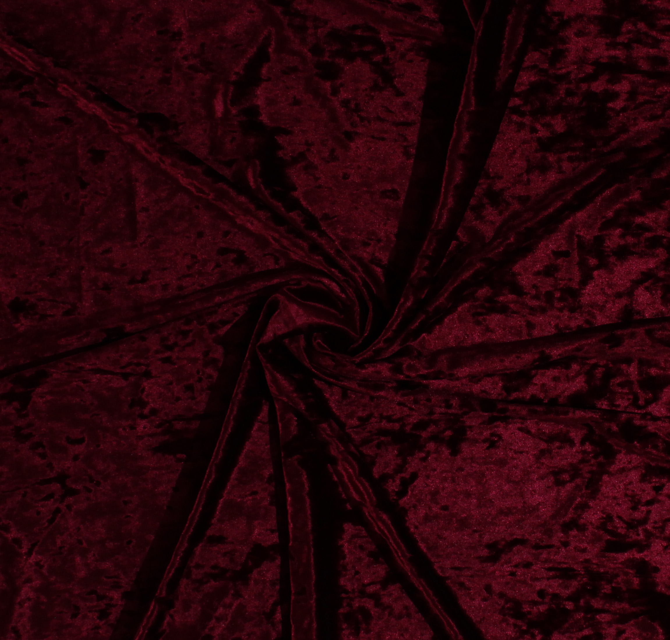Premium Crushed Panne' Stretch Velvet Burgundy 58" Wide Polyester/Lycra