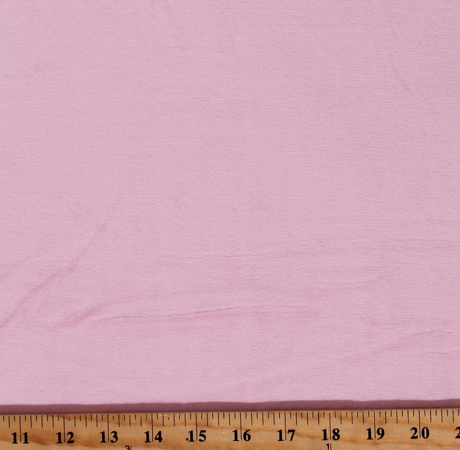 Cotton Blend Velour Stretch Velvet Knit Soft Baby Pink 60" Wide Poly