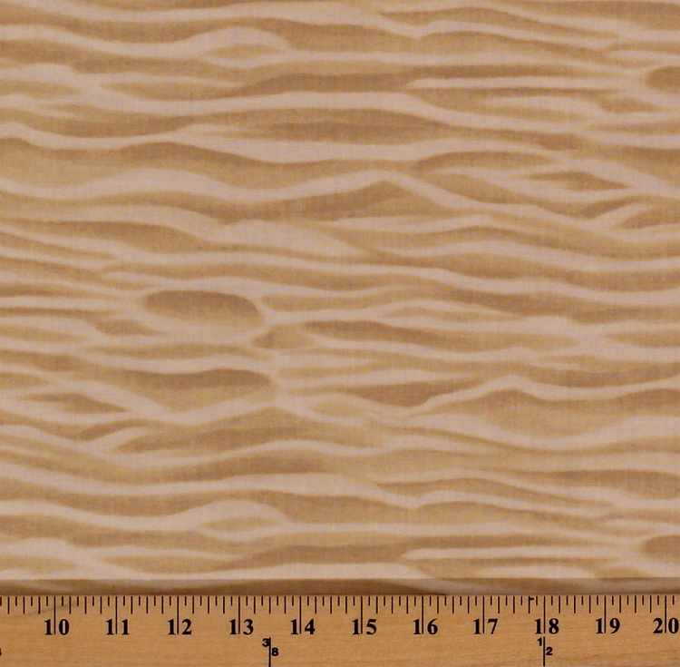 Cotton Sand Ripples Tan Beaches Sea Shore Seashore Sandy Desert Cotton Fabric Print by the Yard