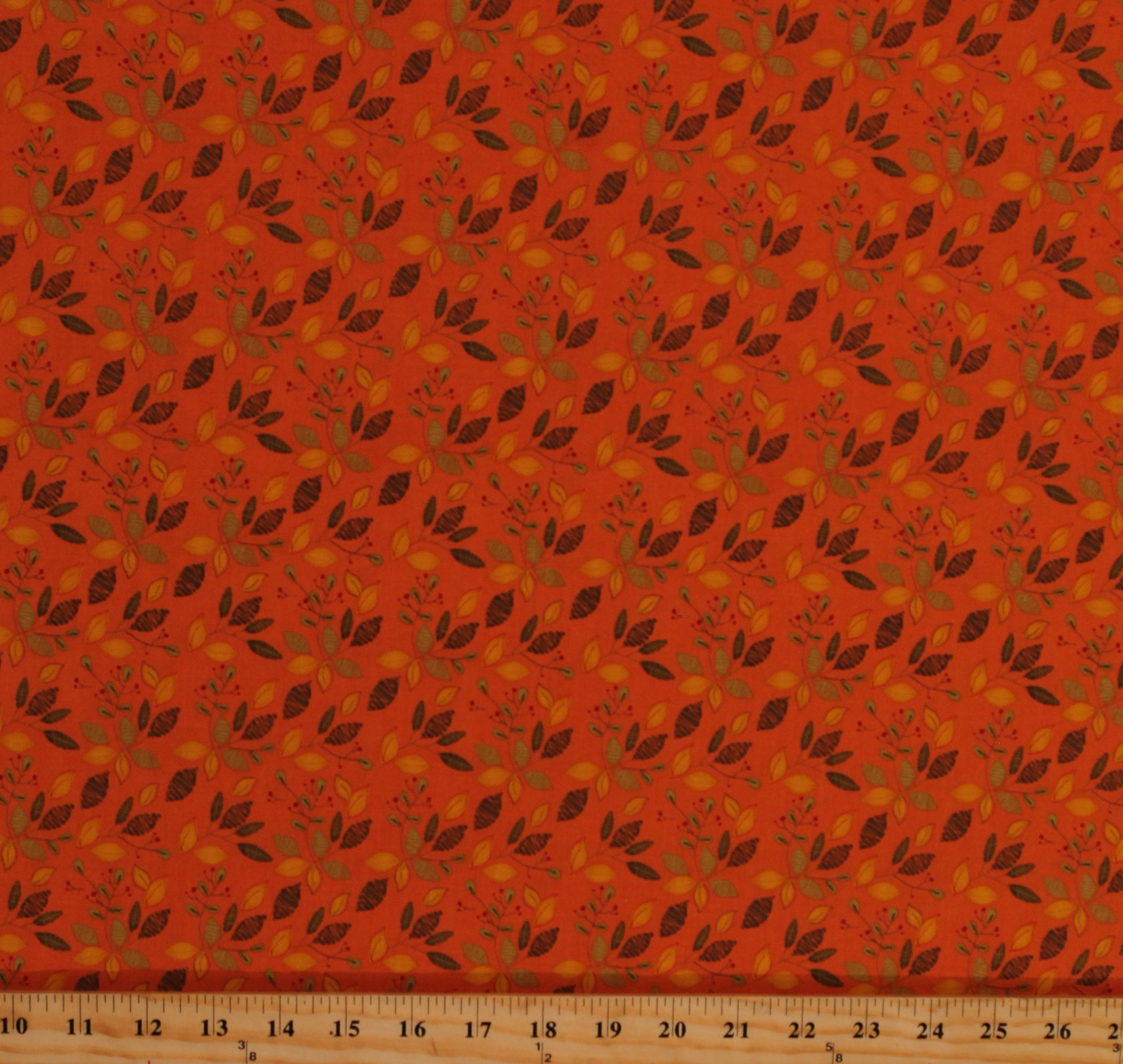 Cotton Fall Leaves Leaf Thanksgiving Adel in Autumn Sandy Gervais