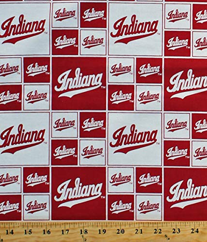 Cotton Indiana University Hoosiers NCAA College Sports Team Red White