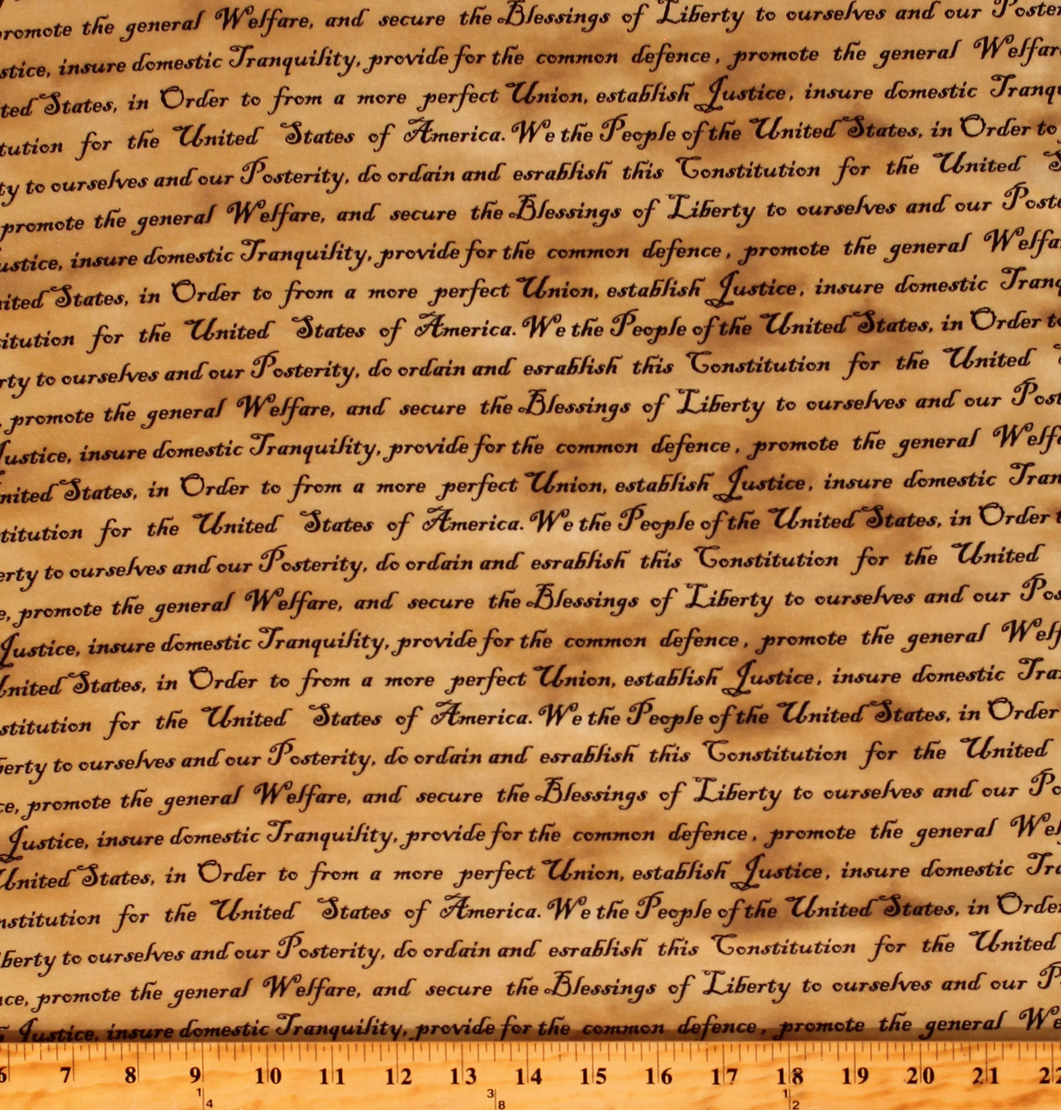 Cotton Declaration of Independence America Defenders of Freedom We the