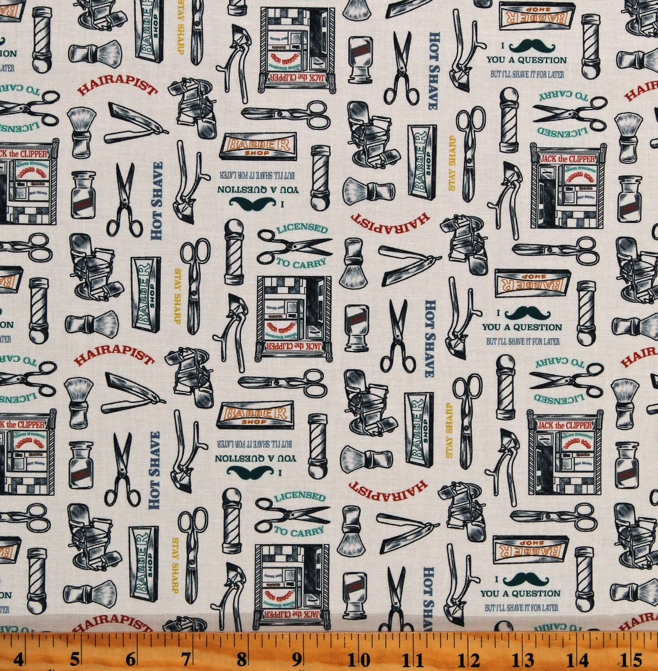 Cotton Haircut Barber Poles Chairs HairCutting Scissors