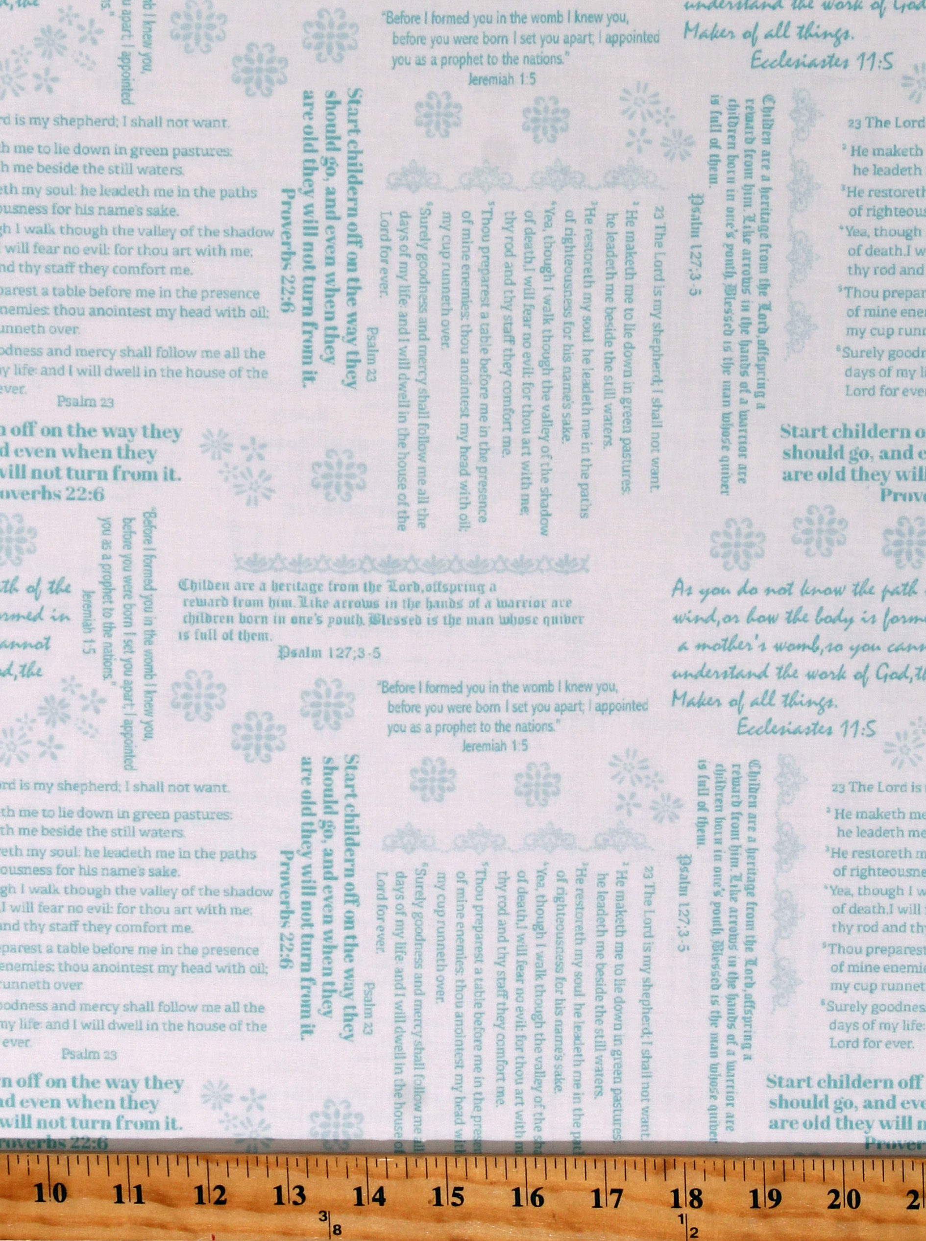 Cotton Scriptures Faith Bible Passages Old Testament Simply Blessed