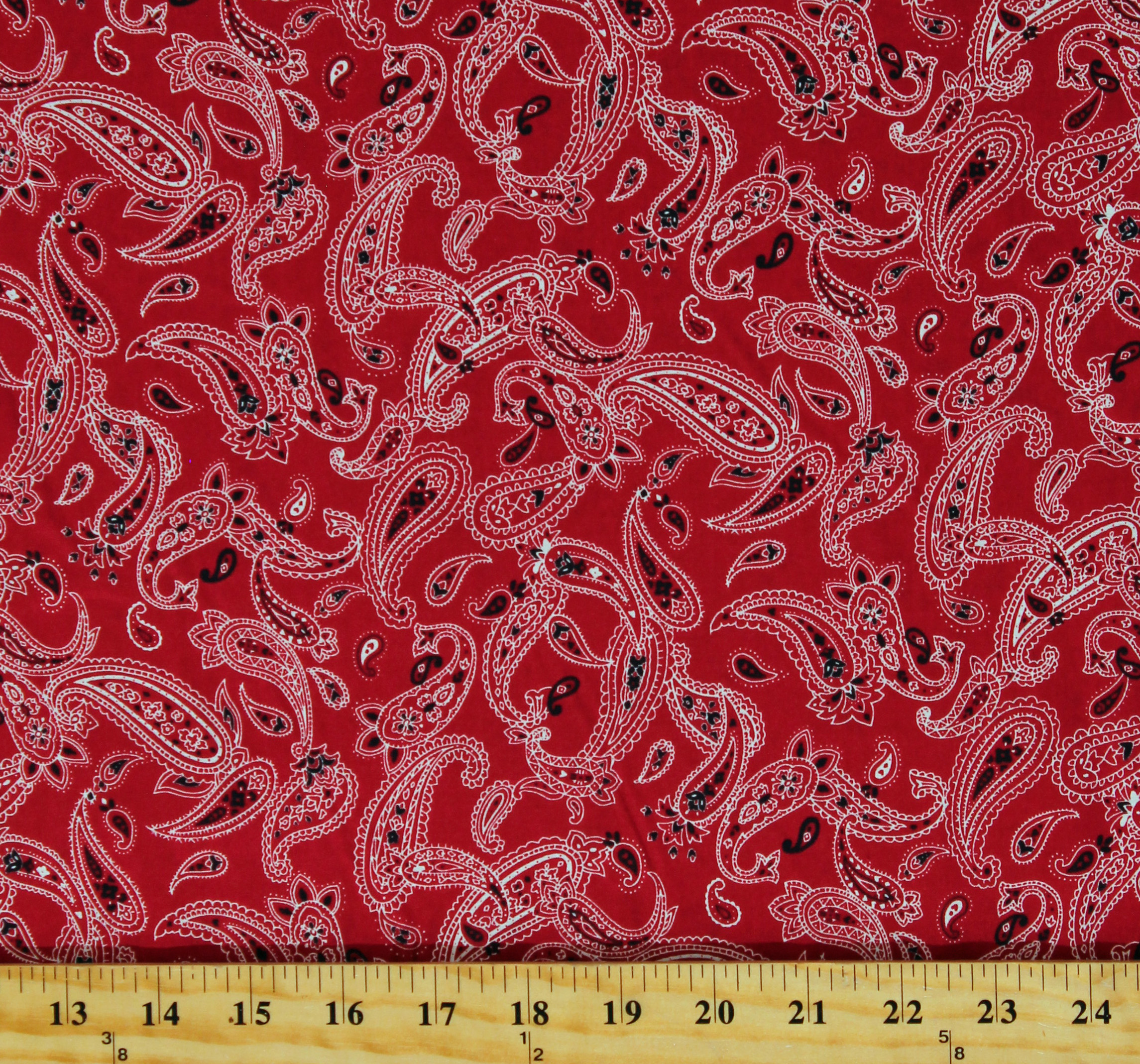 Cotton Bandana Pattern Paisleys Designs Sevenberry Bandana Red Cotton